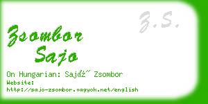 zsombor sajo business card